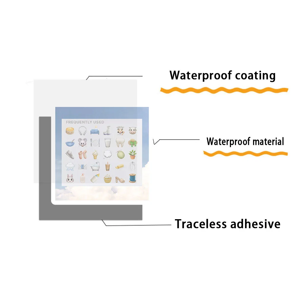 اليابانية ختم ملصقات فيلم سجل القصاصات مجلة DIY أعواد تزيين نباتات الغابات الطبيعية ملصقات المناظر الطبيعية
