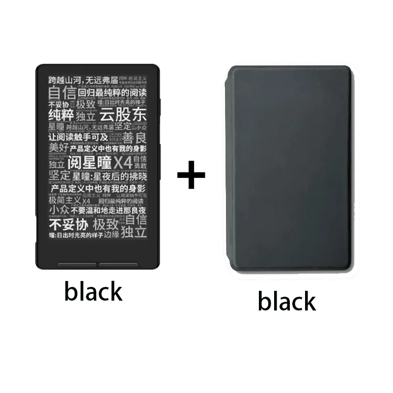 XTEINK X4 4,3 inch E-Book Reader 220ppi Ultradun 650mAh 16GB Ink Screen Magnetisch Lichtgewicht E-Book Readers Case Aangepaste Geschenken