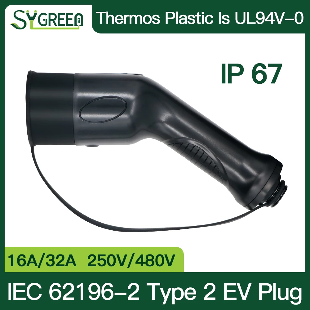 

Sygreen EV Charger Plug IEC 62169-2 Connector Type 2 7.2/22KW For Electric Car Vehicle Charging Station EVSE Wallbox