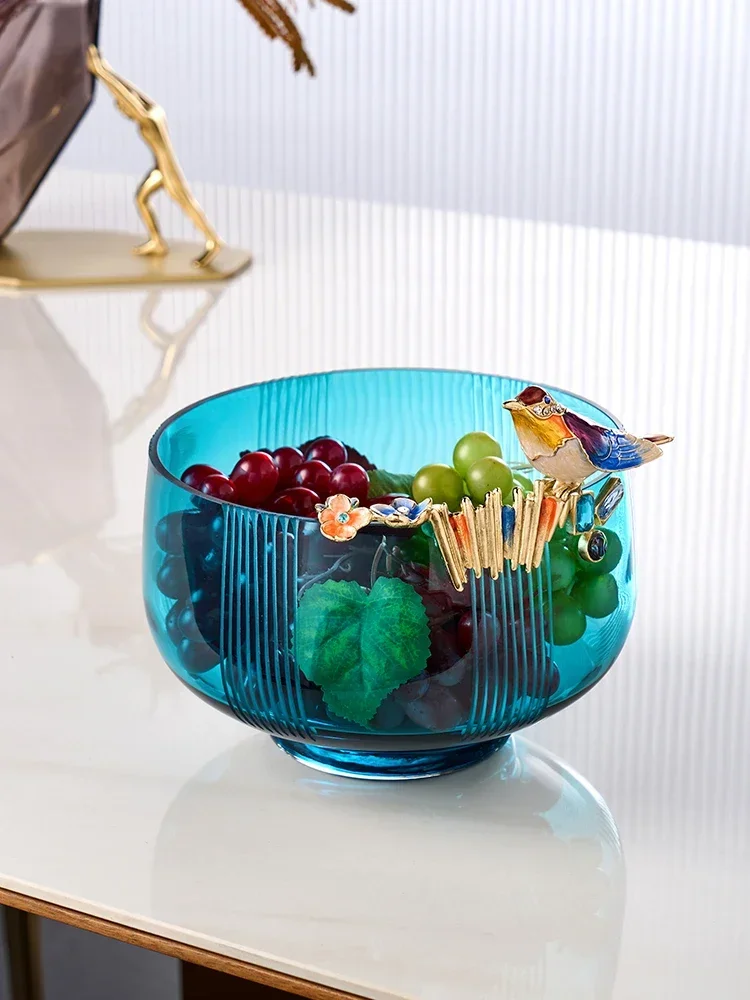 Modern Light Luxury Home Decoration Creative Coffee Table Fruit Plate Home Ornament