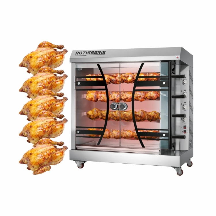 

Популярная газовая печь для гриля для курицы с вращающимся на 360-градусным грилем для курицы