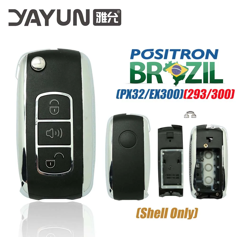 YAYUN AKBEF103 Shell Burglar Alarm 3 Flip Key Button Water Proof Trunk/Speaker For Positron Flex