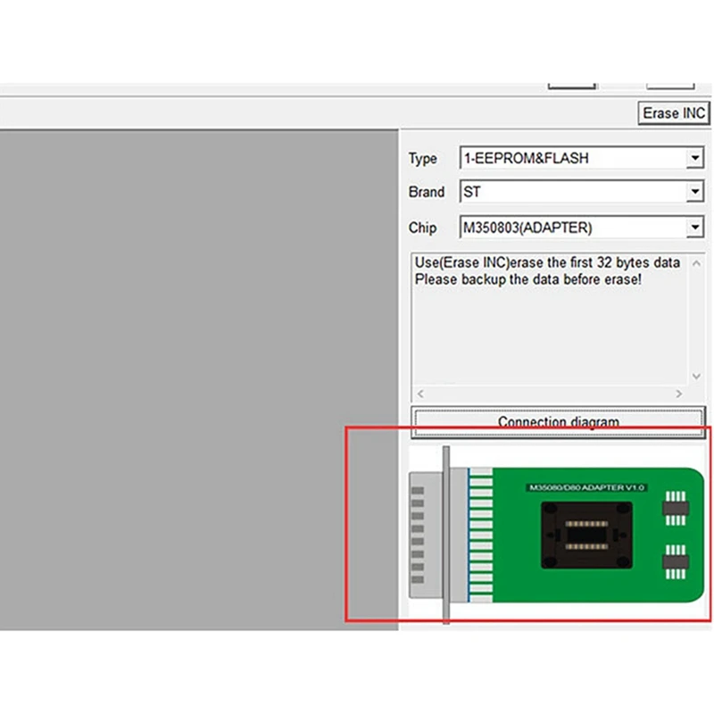 For Xhorse VVDI Prog M35080/D80 Adapter V1.0