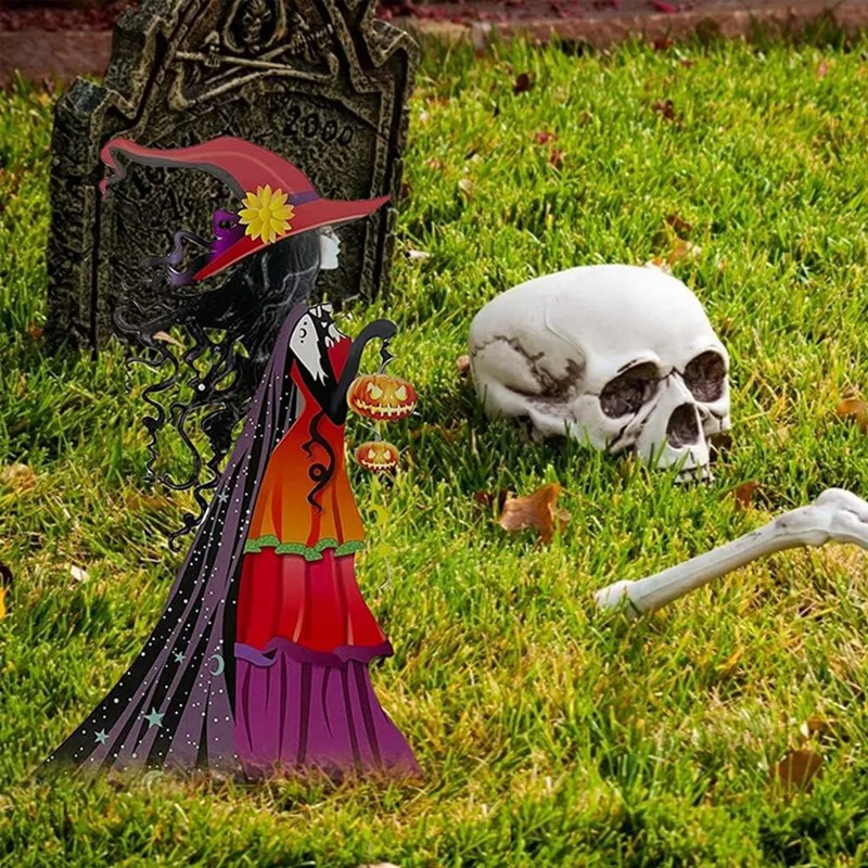 Halloween Witch Decoration, Halloween Witch Decoration, Fantastic Art Collection, Halloween, Courtyard, Garden, Lawn-A22G