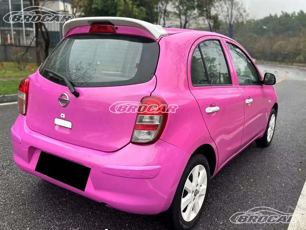 Für 2010–2016 Nissan MÄRZ / Micra K13 GEN 4 Original-Stil, hochwertiger ABS-Kunststoff, unlackiert, Spoiler, Kofferraum, Kofferraum, Flügel, Spoiler