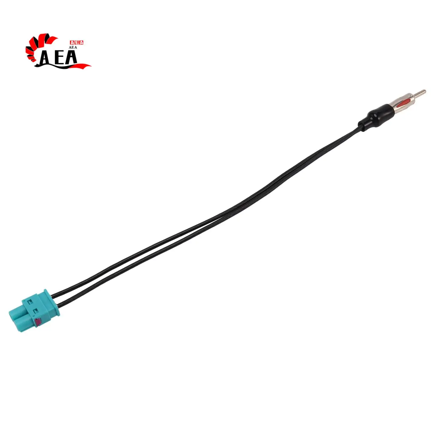 

AEA0-Dual Twin Double Fakra To DIN Aerial Adaptor Adapter Antenna For VW Seat