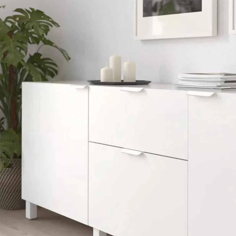 80-1200MMmodern Minimalist Wardrobe Door Invisible Handle Long High-end Drawer Cabinet No Drilling Edge Sealing Door Seam Handle 3
