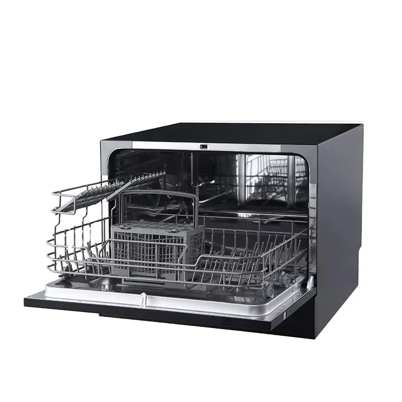 For Minimum Dishwasher Automatic Desktop Dishwasher Compact Countertop Dish Washer Machine Small Space Saving Home Kitchen