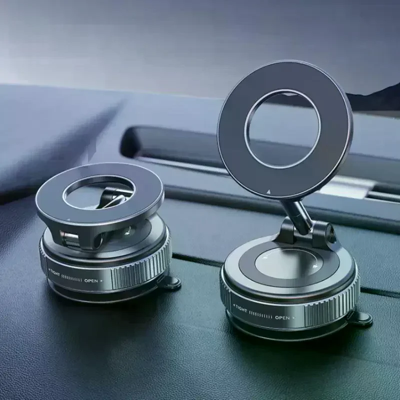 

Folding Strong Magnet Magnetic Phone Holder 360° Rotation Desk Car Vacuum Suction Windshield Dashboard Mobile Holder 2025