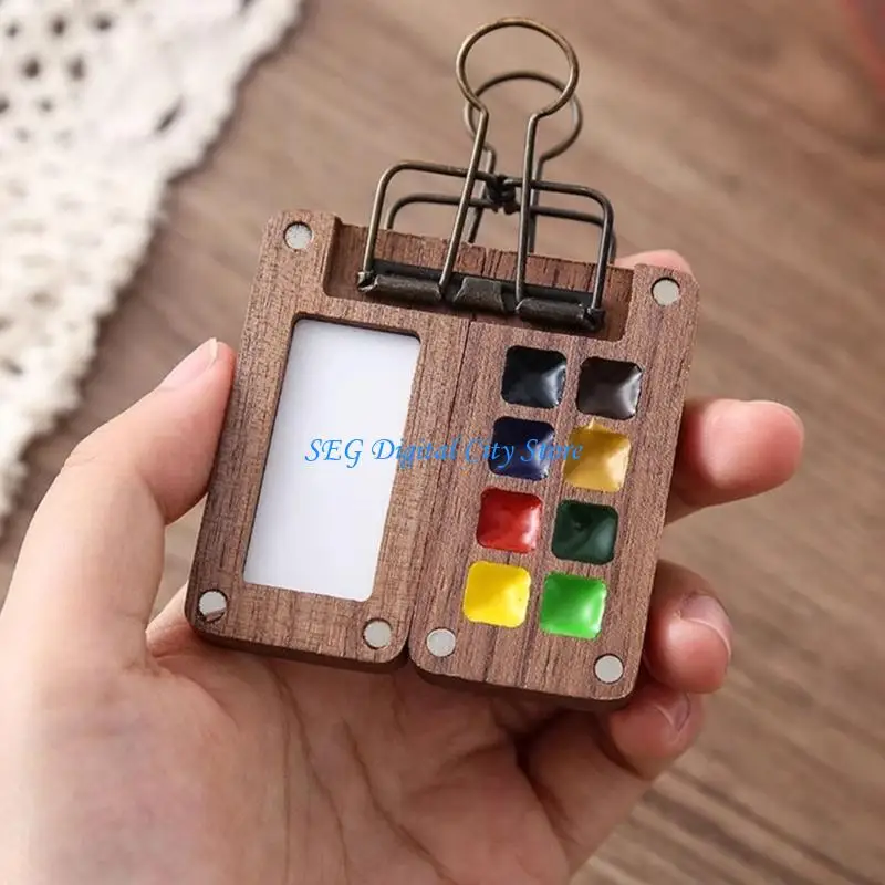 U75B Mini Painting Box Paint Storage Box Leakproof Paint Container Paint Holder Tray