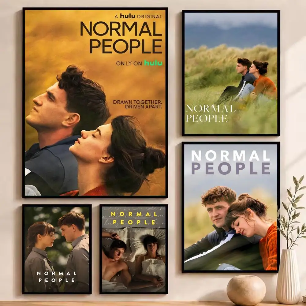 TV Series N-Normal People Poster Durable Painting Canvas Poster Wall Hanging Home Interior Decoration Art Mural Gift