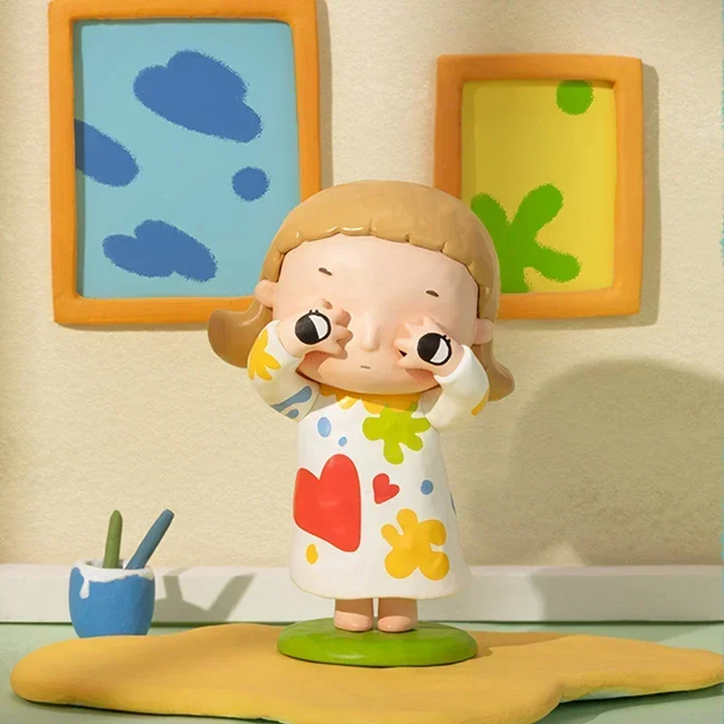 POP MART Nyotas Flauschige Life Series Genuine Blind Box Mystery Box Guess Bag Toys Doll Cute Anime Figure Desktop image 3