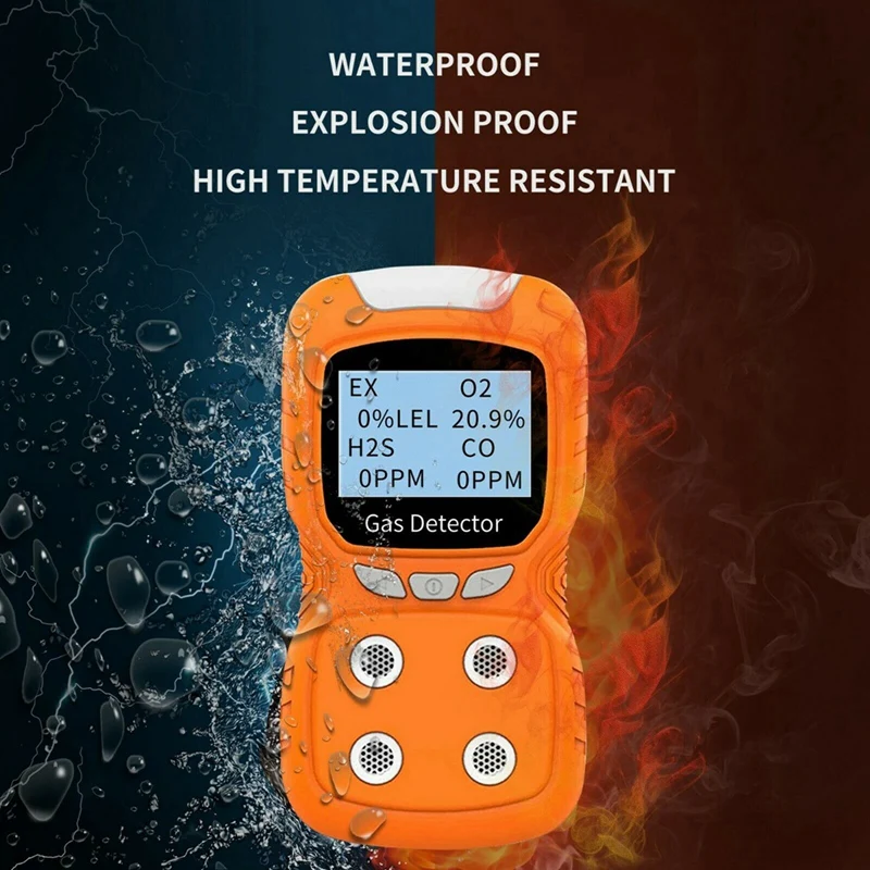 Imagem -03 - Detector de Gás co H2s o2 Monitor Analisador Vazamento Detector de Vazamento de Gás Portátil Plt840 em