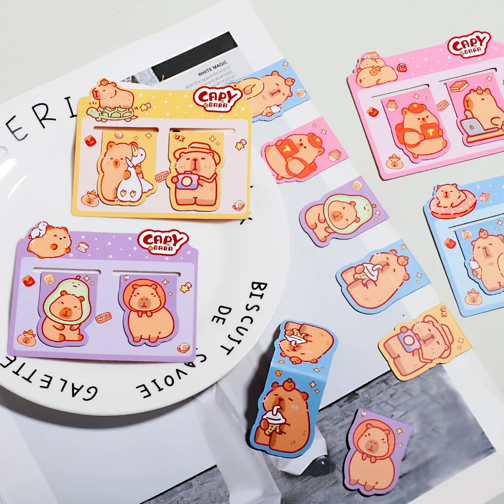 

5/15Pcs capybara magnetic bookmark for Bookmarks cartoon Party Favors Classroom Rewards Pinata Fillers back to school gifts