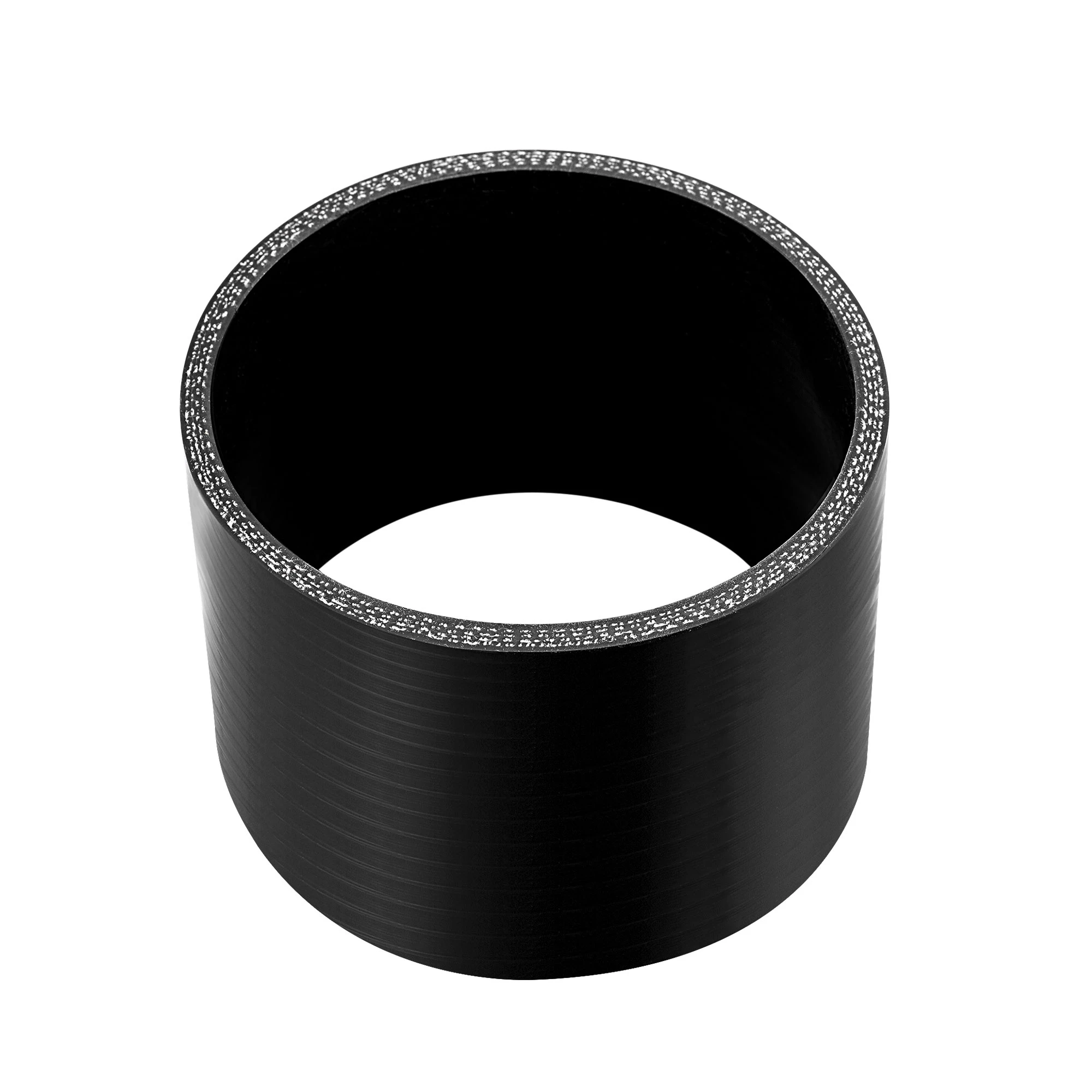 UXCELL 25mm-127mm ID High Performance Straight Silicone Coupler Pipe Reinforced Straight Hose Turbo Intake Pipe Black