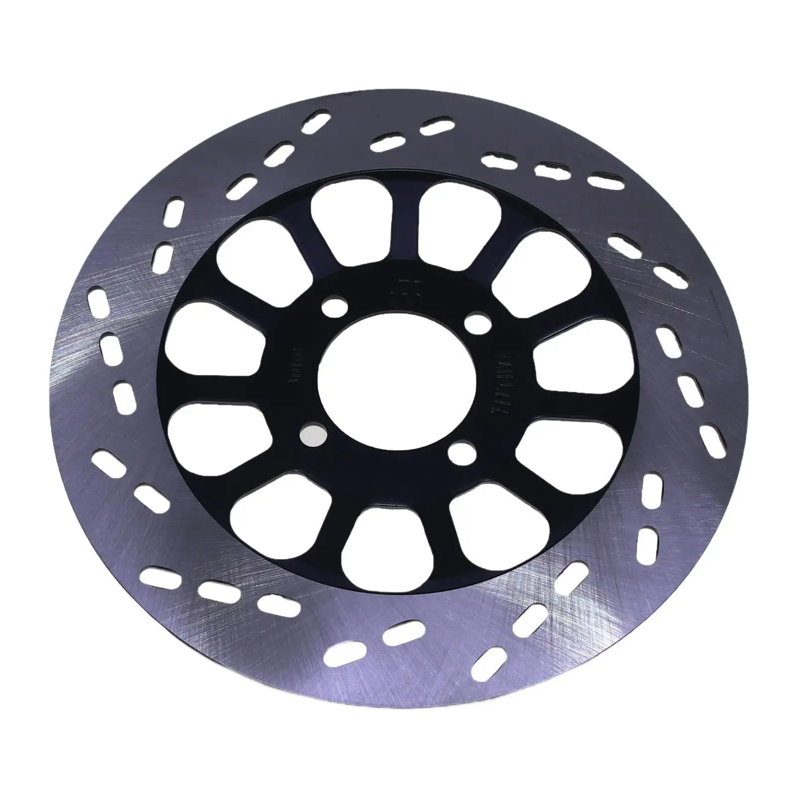 Motorrad-Bremsscheibe, 22 cm, einfach zu bedienen, stabile 4-Bolzen-Montage, hohler, kratzfester Stahl, vielseitige Bremsscheibenplatte