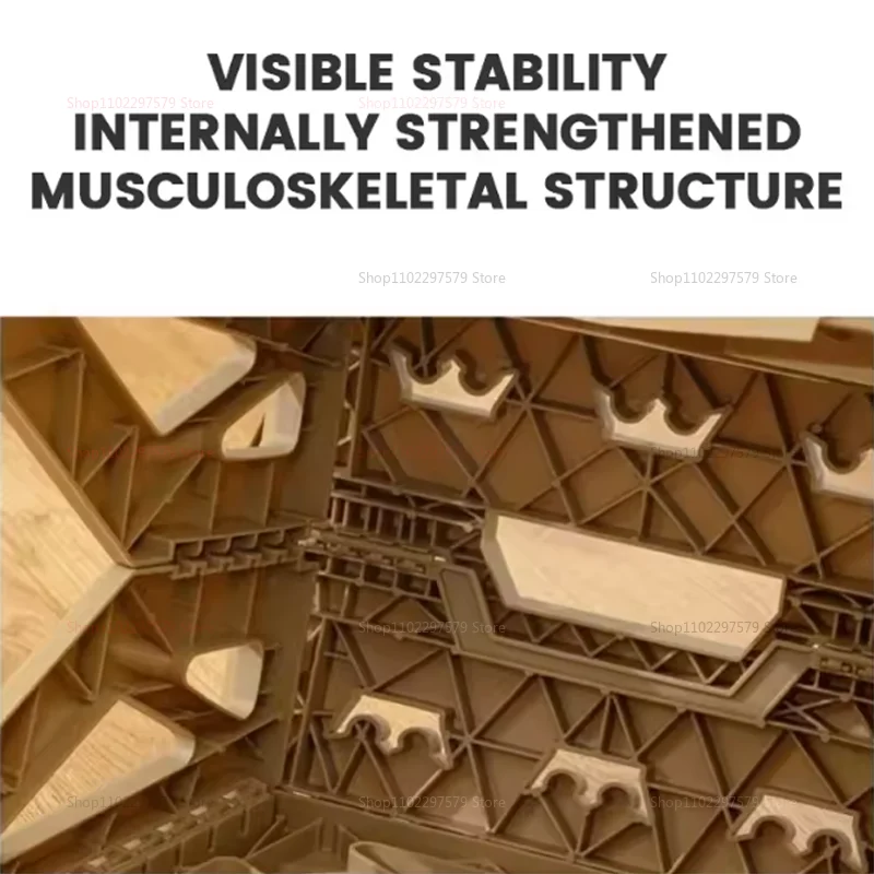 Portable Ergonomic Folding Stool Lightweight Compact High Load Durable Chair For Outdoor Fishing Camping Barbecue Picnic Hiking