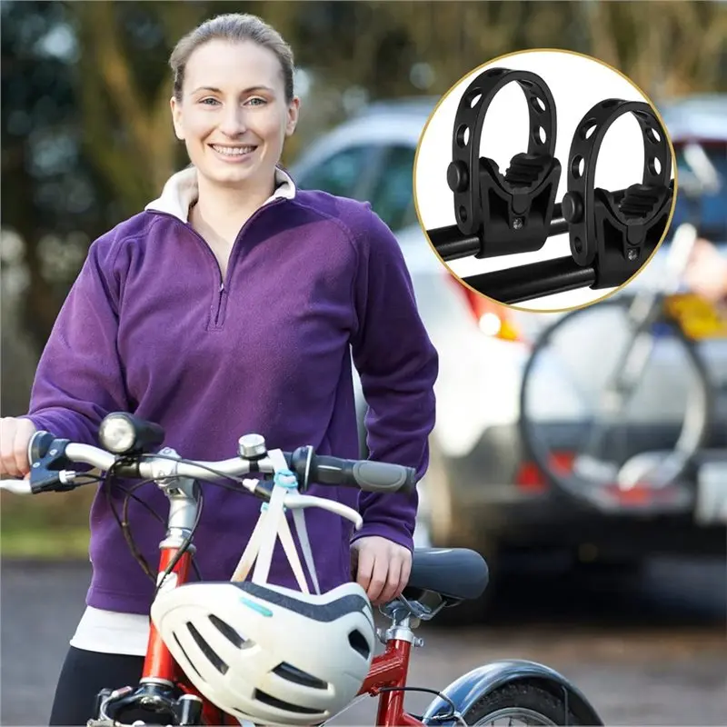 ABLB-8 Pcs Bike Rack Straps Replacement Bicycle Hitch Strap Cradle Car Rack Parts Bike Carrier Mount Rubber Strap