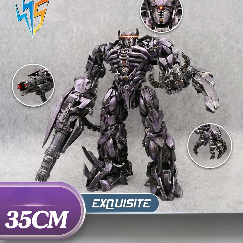 

In Stock Transformation Zeus Magic Shockwave ZS-01 Universe Guardian Alloy Oversize 35CM Leader Anime Figure Model Toy