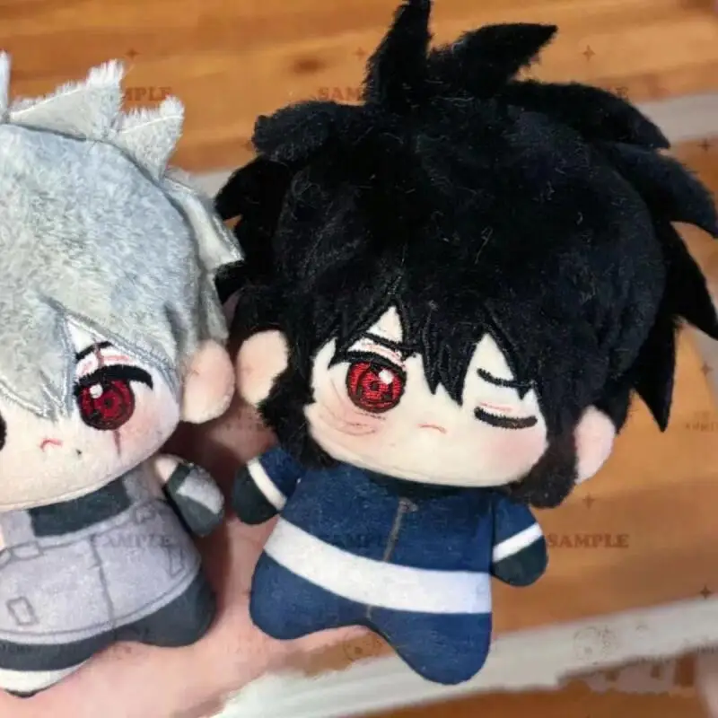 Naruto Hatake Kakashi Uchiha Obito Facial Embroidery Short Legs Pocket Soft Plush Doll Desktop Decoration Friend's Birthday Gift