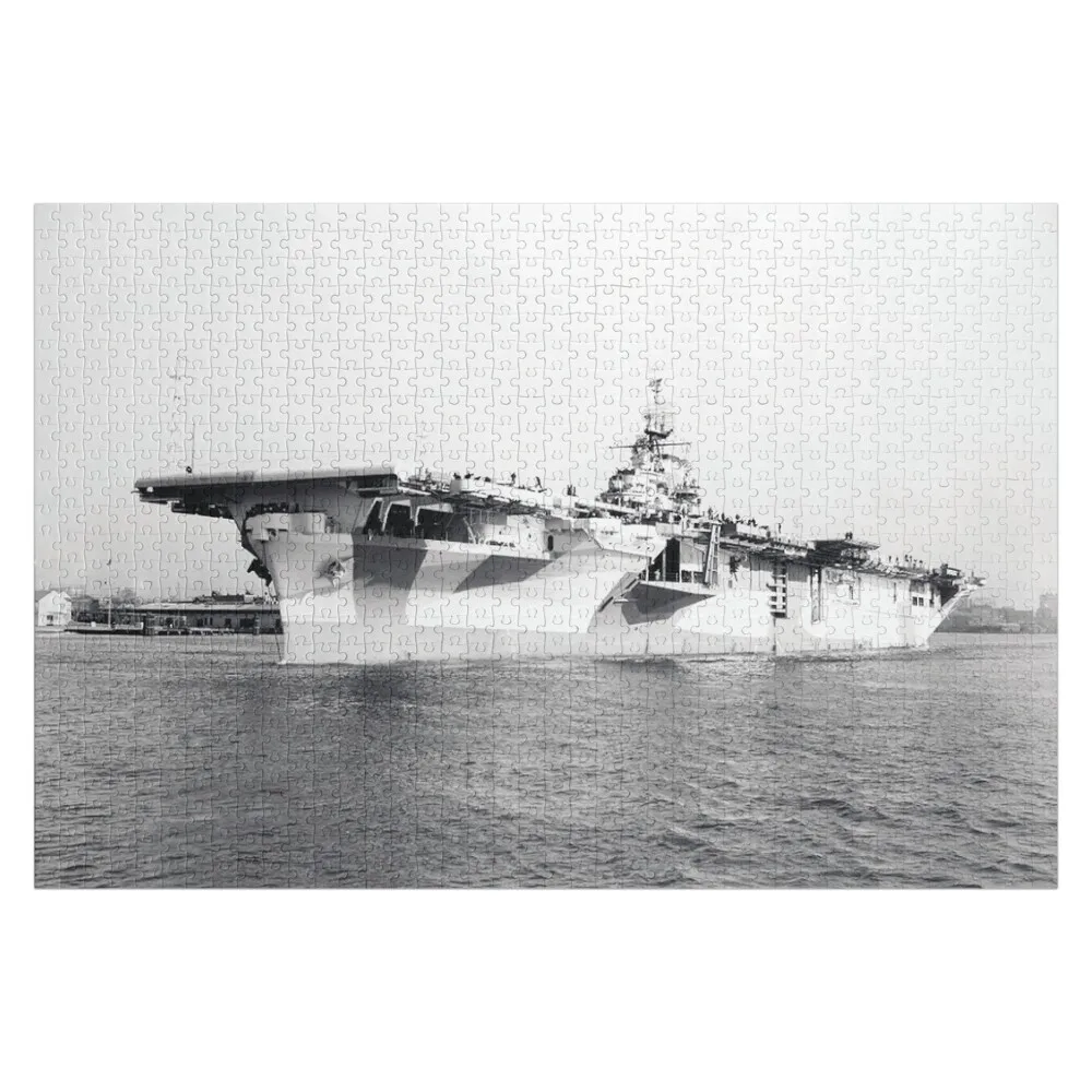 

Пазл из дерева с фотографией корабля USS HORNET (CV-12) на заказ, для взрослых и детей, игрушка-головоломка