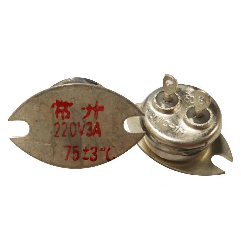 Relais de température scellé, interrupteur de contrôle de température, normalement ouvert et fermé, 3A, 220V, 0 ℃ ~ 110 ℃