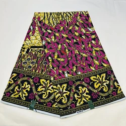 New Arrival Hot Sale African Wax Original Fabric Cotton Material Nigerian Ankara Block Prints Batik High Quality Sewing Cloth