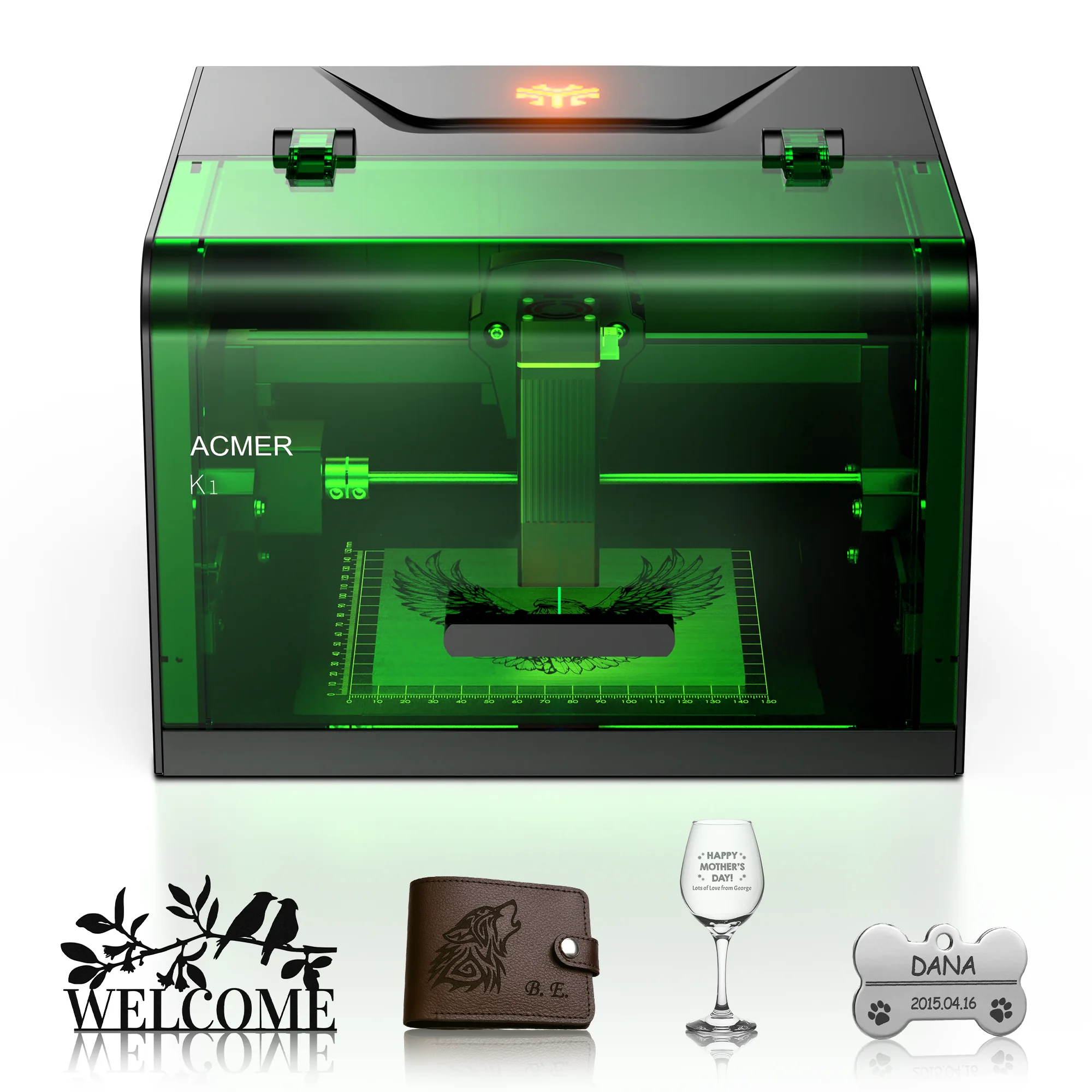 Leatherwork Diy - ACMER K1 Laser Engraver 0.01mm High