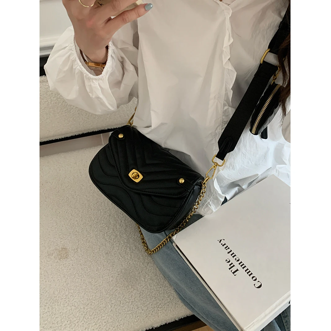 Crossbody Bag for Women New Purse and Handbag Female Travel PU Leather Shoulder Bag Ladies Luxury Brand Designer Chain Bag small