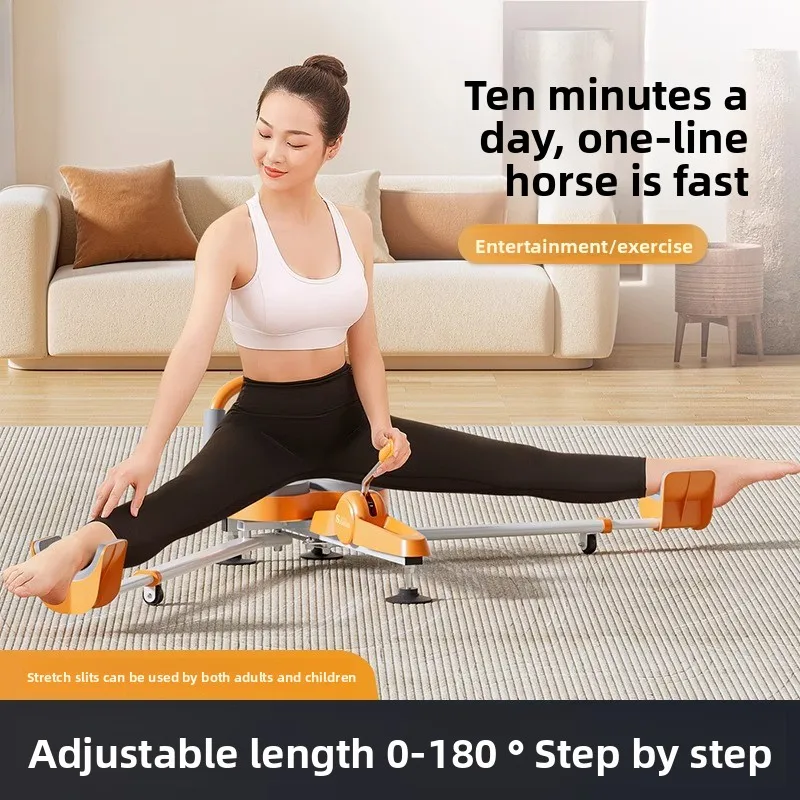 

One-word Horse Trainer Stretching Horizontal and Vertical Splitting, Pressing, Leg Ligaments, Stretching, Length and Height Yoga