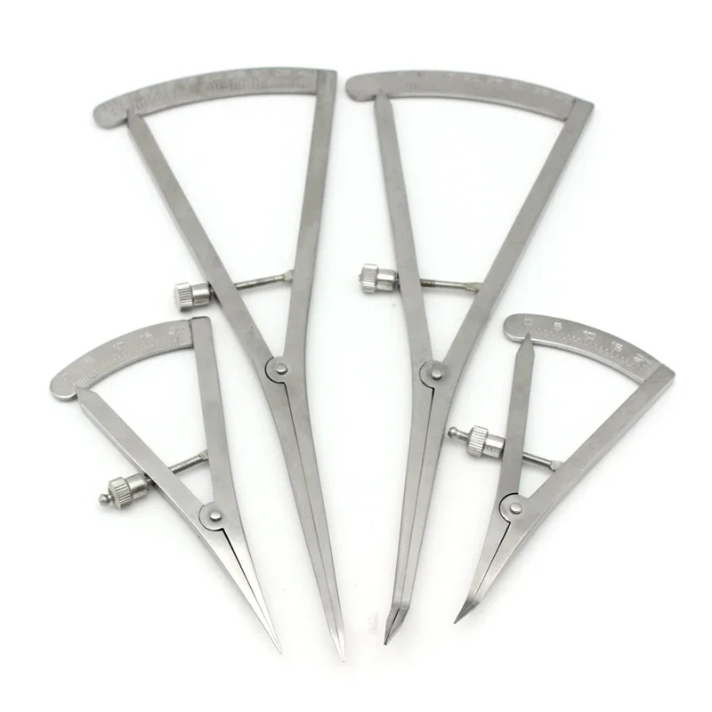 

Стоматологический штангенциркуль, медицинский хирургический изогнутый прямой инструмент из нержавеющей стали, стоматологическая линейка, весы, инструмент для измерения лабораторного инструмента