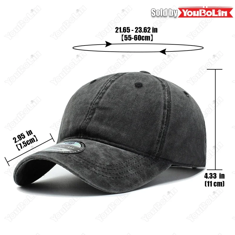 Four Seasons Simple Light Plate Solid Color Cotton Adjustable Baseball Cap Sun Hat Trucker Caps Dad Hats