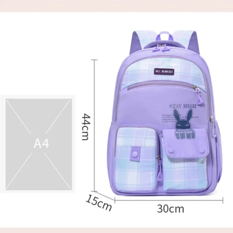 Mochila impermeável para meninas e meninos, mochila escolar, bonito, estudante, laptop, casual, durável, luz, sacos de viagem