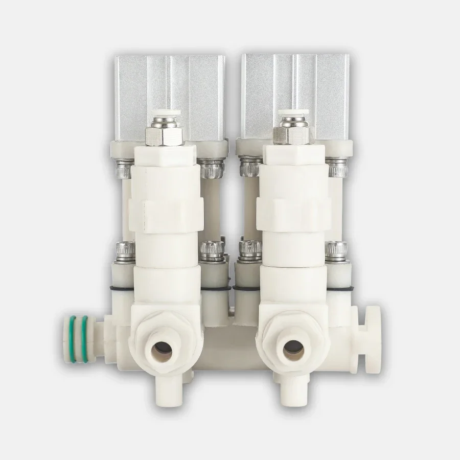 

CE/ISO9001 Laundry Detergent Dispenser Double Cavity Feed Valve for Commercial Laundry Machines