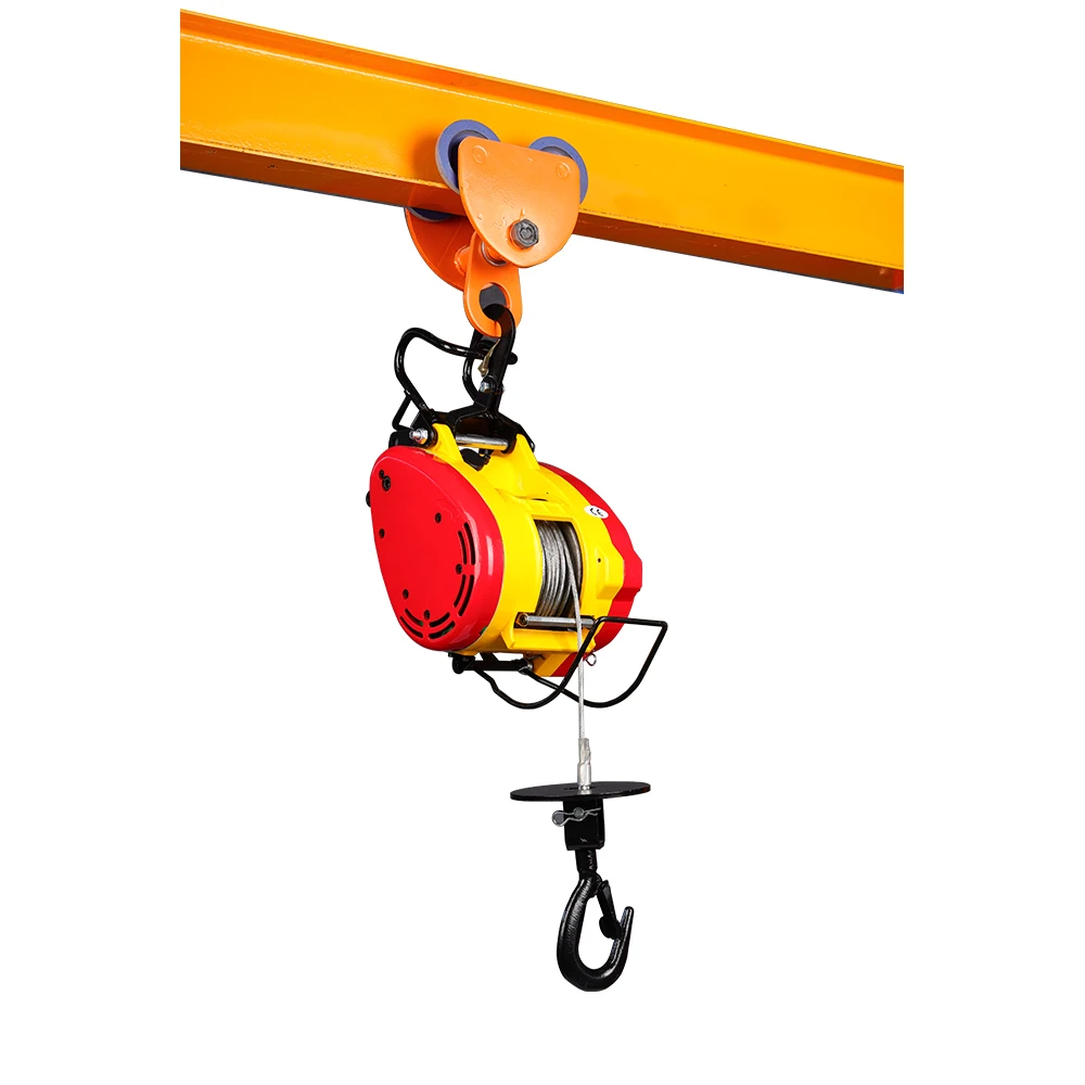Portable 220V Electric Hoist 500kg Micro Crane For Use Hanging Design