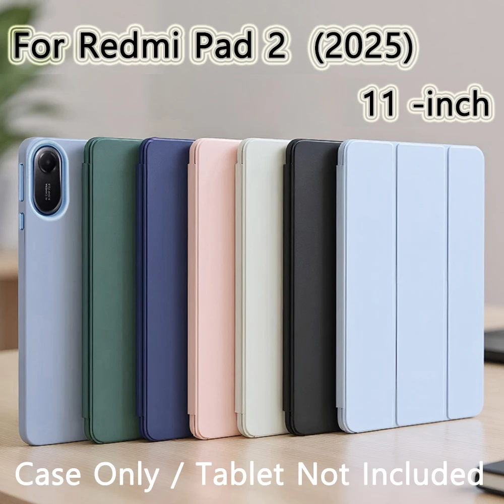 

For Redmi Pad 2 Case Auto Wake Stand Tablet Cover For Coque Xiaomi Redmi Pad 2 2025 Case 11 inch Magnetic Smart Case accessories