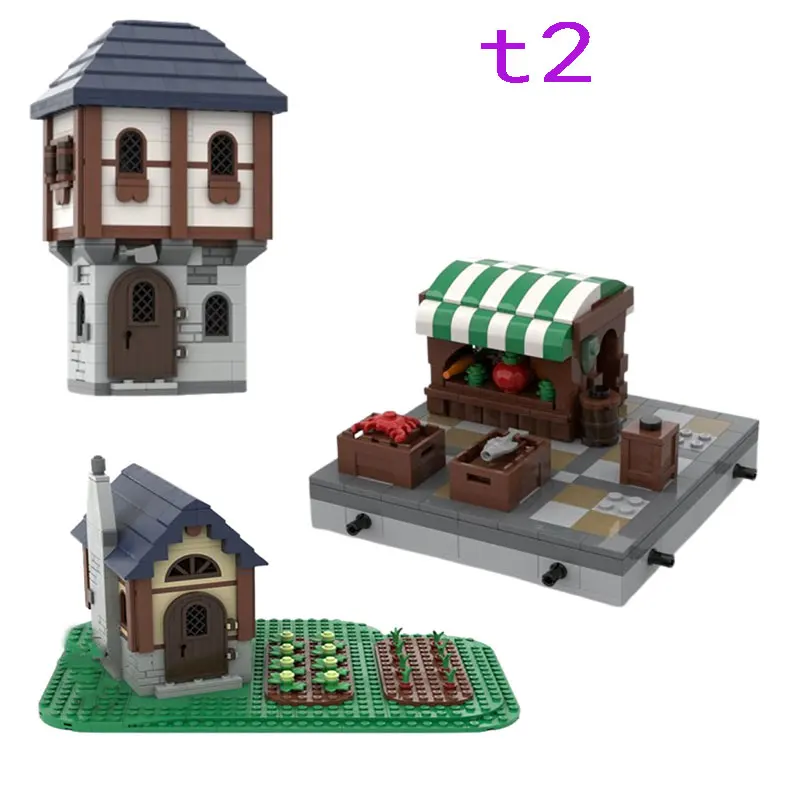 

Spot MOC-203816 Castle 187557 Castle 69807 Магазин сборки мелких частиц строительные блоки развивающая игрушка модель подарочный набор украшений