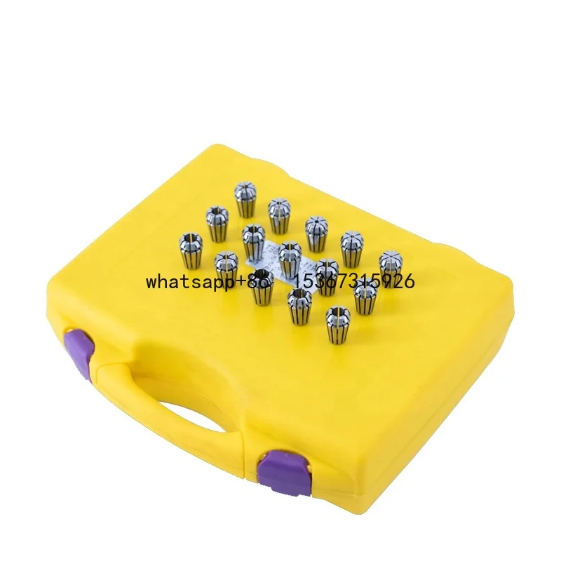 

Machine tools DIN6499B Clamping ER Spring Collets ER11 15pcs with plastic box ER collet set