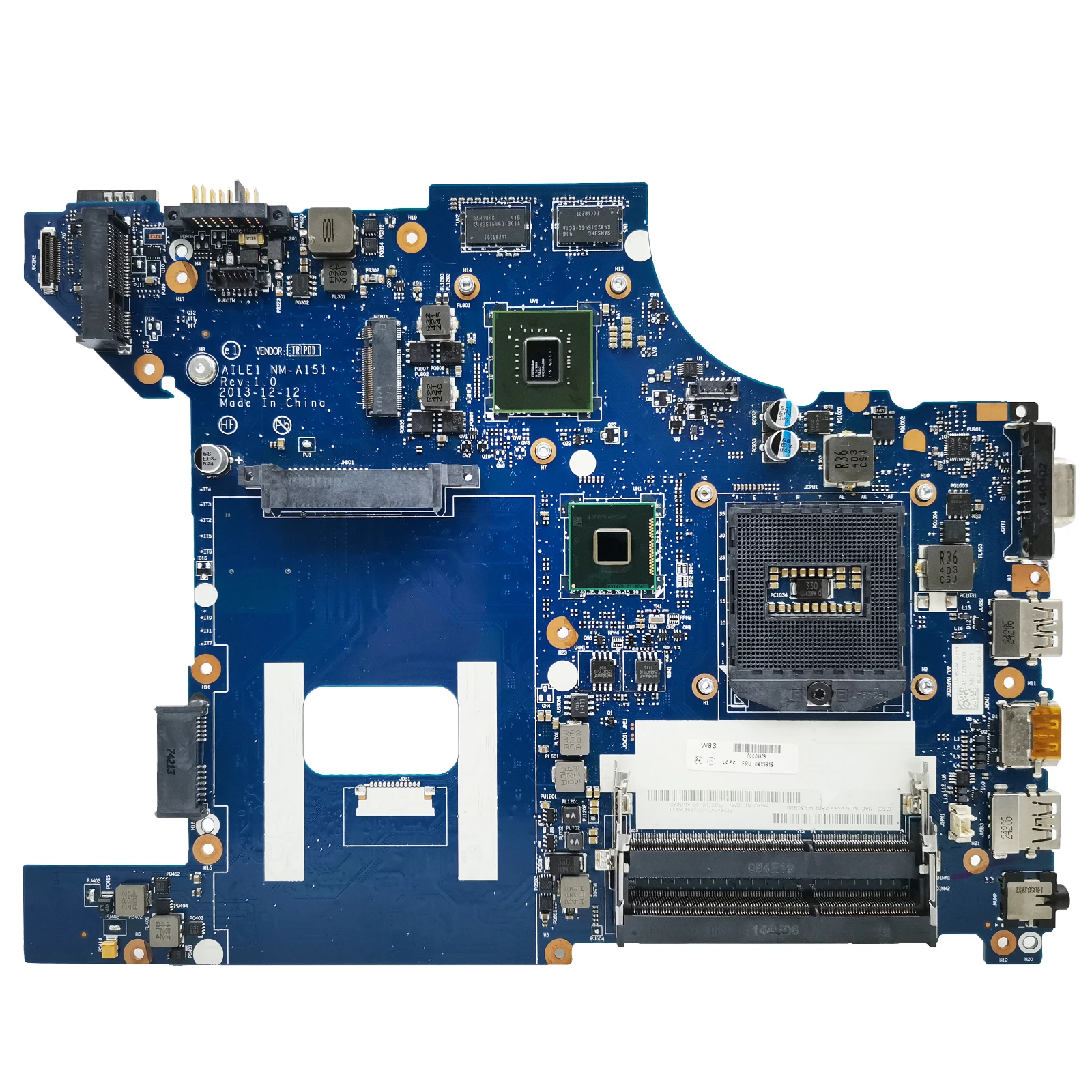 AKEMY NM-A151 For Lenovo Thinkpad Edga E440 Laptop Motherboard With HM86 2GB-GPU Fru 04X4955 04X4966 04X4795 04X4790 Fully Test