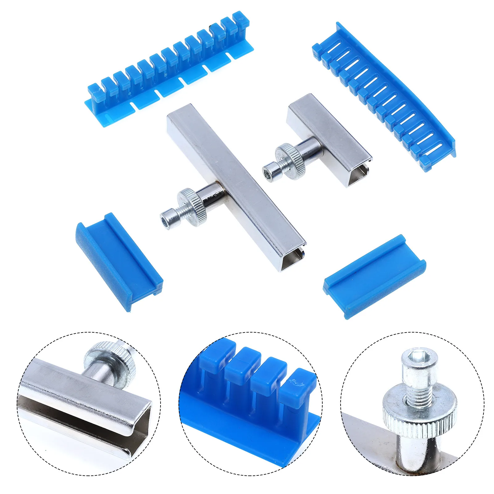 

1 set Paintless Tool Kit For Auto Body Panel, Universal Dents Pulling Tab Set, Dent Remover For Hail Damage Door