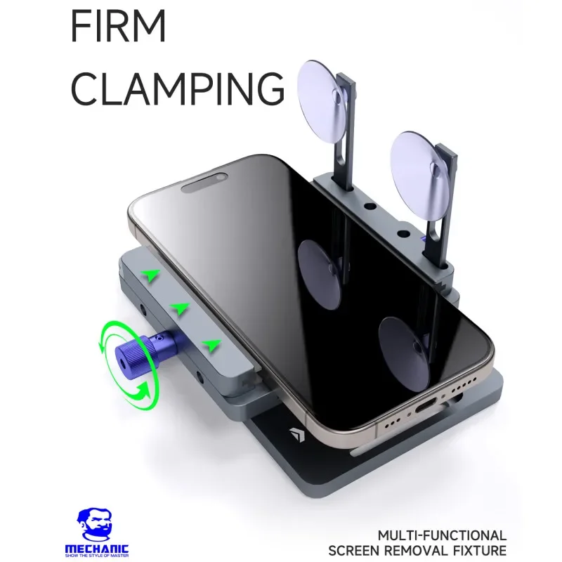 MECHANIC CP8 Universal LCD Screen Separator for Mobile Phone Back Cover Glass Removal Pressure Holding Rotating Clamp Tools