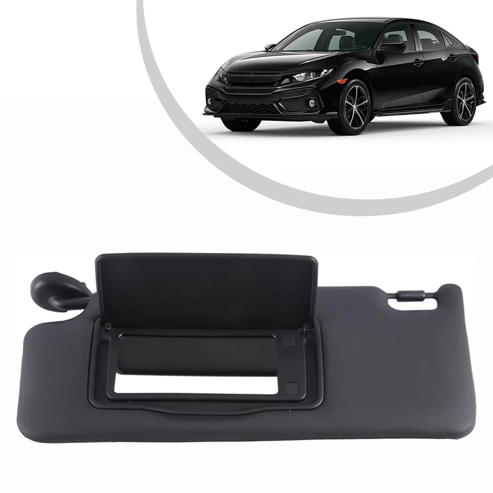 

Передний левый солнцезащитный козырек водителя для Honda Civic 2020+, зеркало, OEM 83280-T31-H01ZA, черный ABS, прямая замена