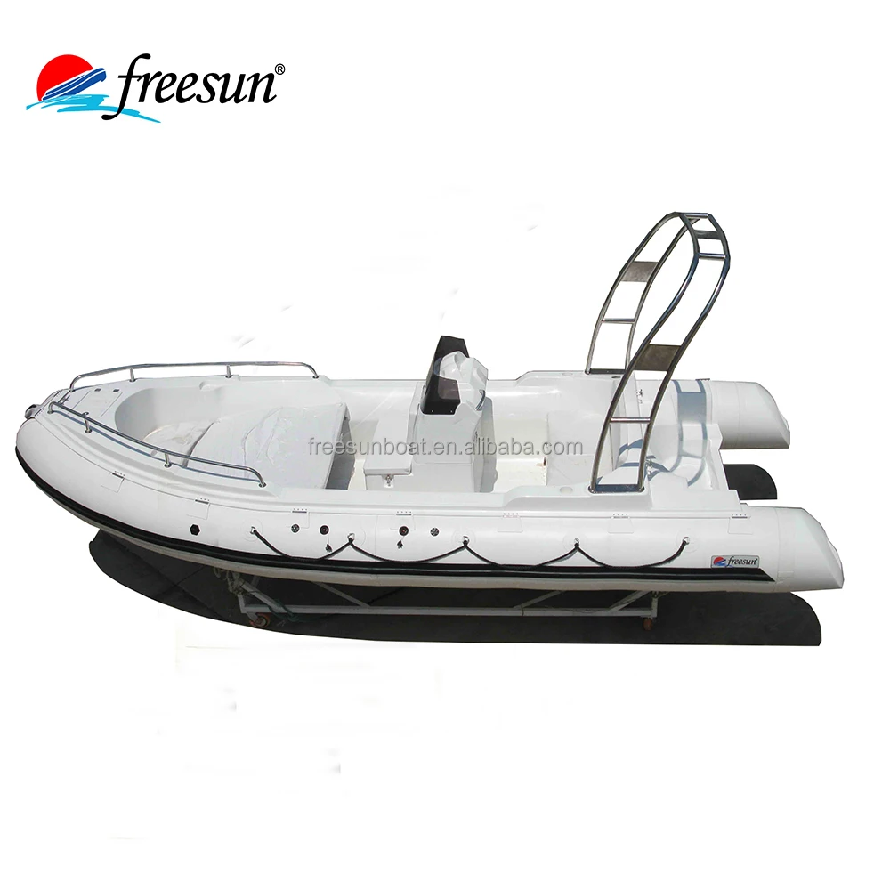 FREESUN رائجة البيع عالية الجودة 480 سنتيمتر نفخ الألياف الزجاجية الضلع قارب قوارب الألومنيوم القابلة للنفخ