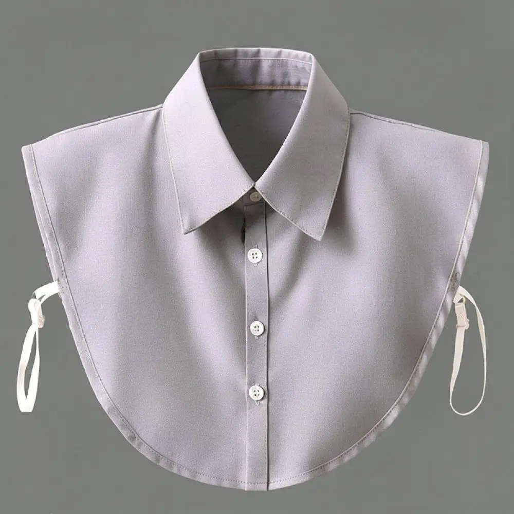 Womens Fashion Detachable Collar Versatile Fake Shirt Neck Piece Professional Lapel For Layering Elegant Outfit Decor