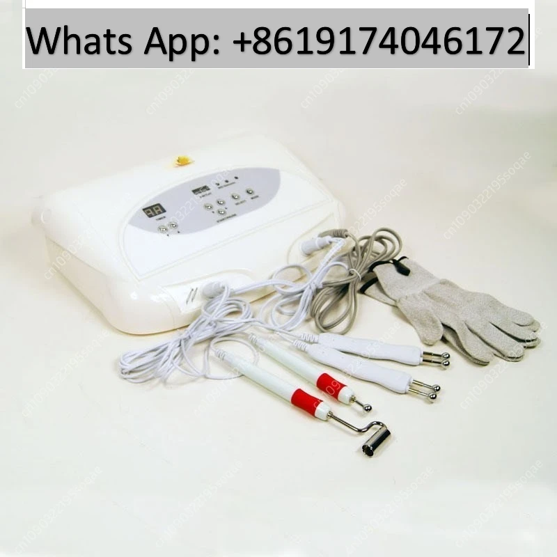 Cross-border bestseller 1PCS Au-8403 Galvanic BIO Face Lift Machine 2022 Microcurrent Gloves Microcurrent Facial Toning Device