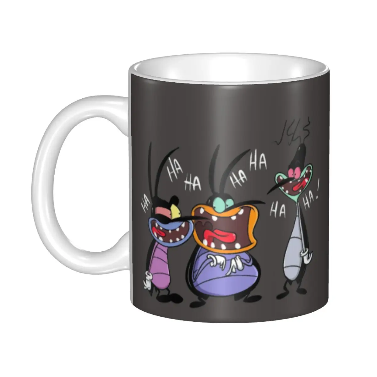 Animation Anime Film Mugs Personalized Oggy And The Cockroaches Coffee Ceramic Mug Creative Present Cups