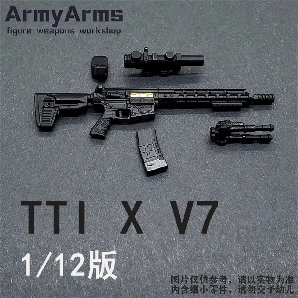 Little ArmyArms TTI x V7 1/12 Soldat Szene Requisiten 6,5 CM Gewehr Hochwertiges Modell Spielzeug Fit 6'' Action Figur Körper auf Lager
