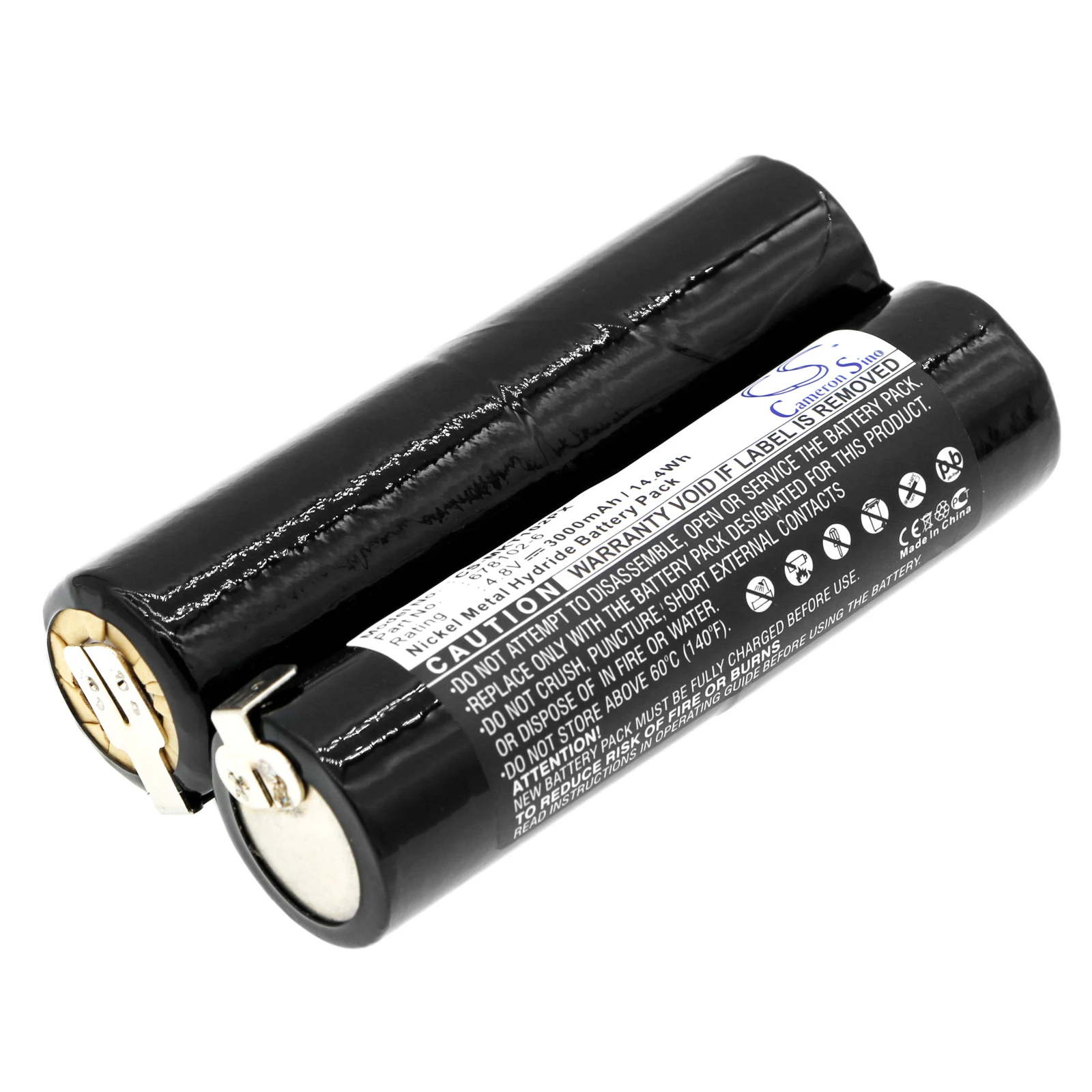 CS Replacement Battery for Makita 6041D,6041DW,6043D,6043DWK PN:678102-6 3000mAh / 14.4Wh