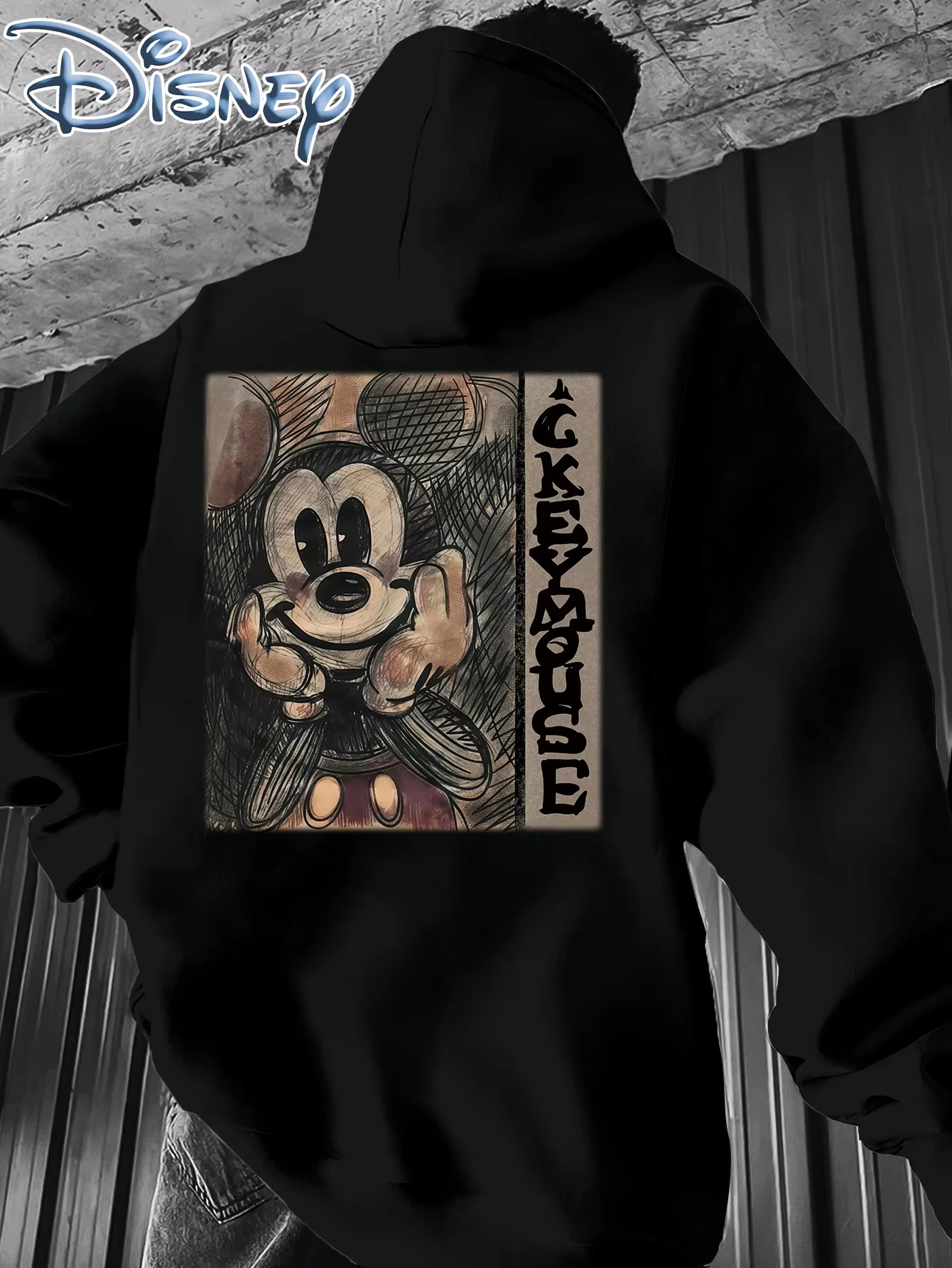 

Disney Mickey Mouse Theme Hoodie Autumn Winter Casual Unisex Pullover Sweatshirt Tracksuit Clothing Hoody Oversized Streetwear