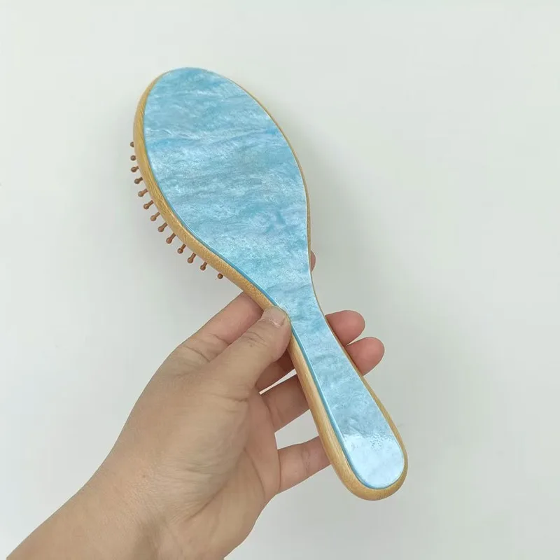 Air Cushion Comb, Acetic Acid Board Head Massage Air Bag Comb, High Appearance Horizontal Comb